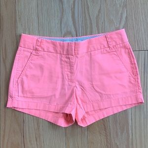 J Crew bright pink shorts